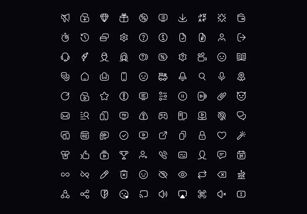 Icons Design Concept 1